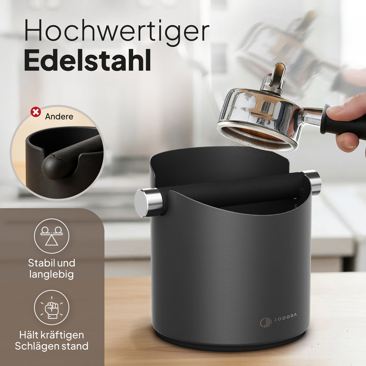 Abklopfbehälter für Siebträger