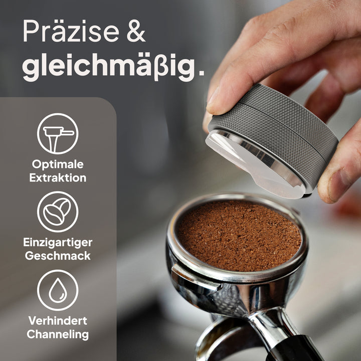 Ergonomischer Espresso Leveler