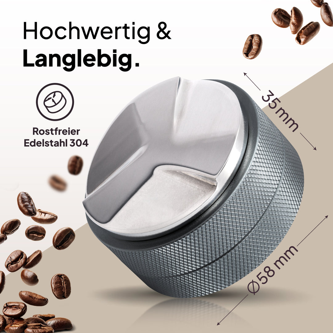 Ergonomischer Espresso Leveler