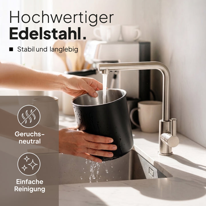 Kaffeedose Luftdicht aus Edelstahl