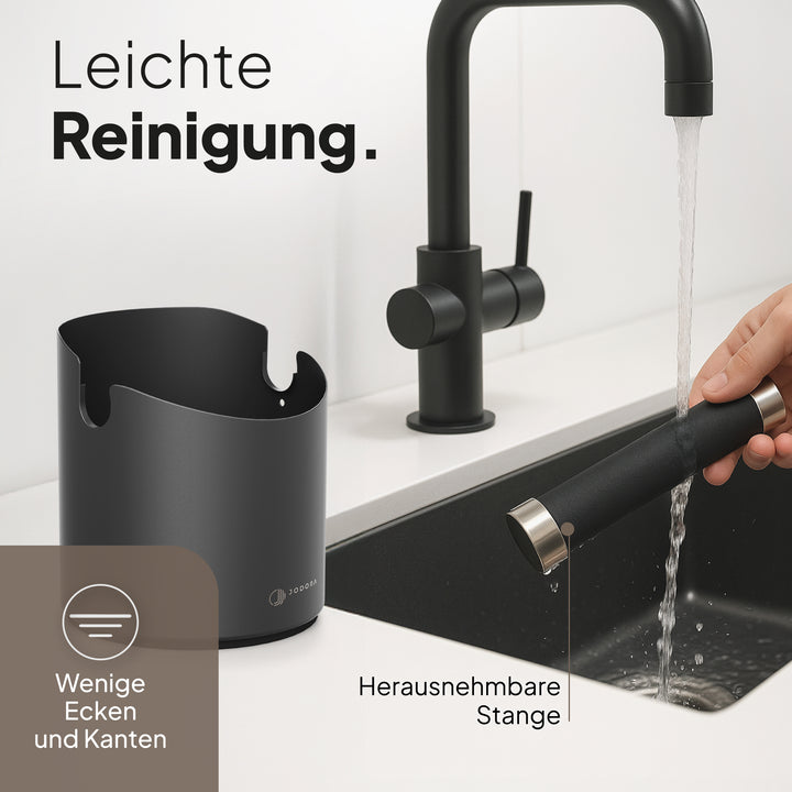 Abklopfbehälter für Siebträger