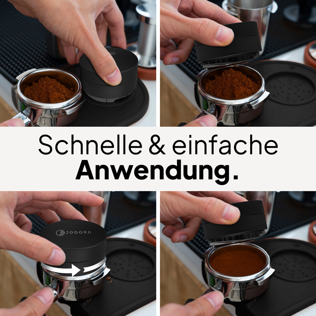 Ergonomischer Espresso Leveler