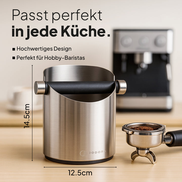 Abklopfbehälter für Siebträger