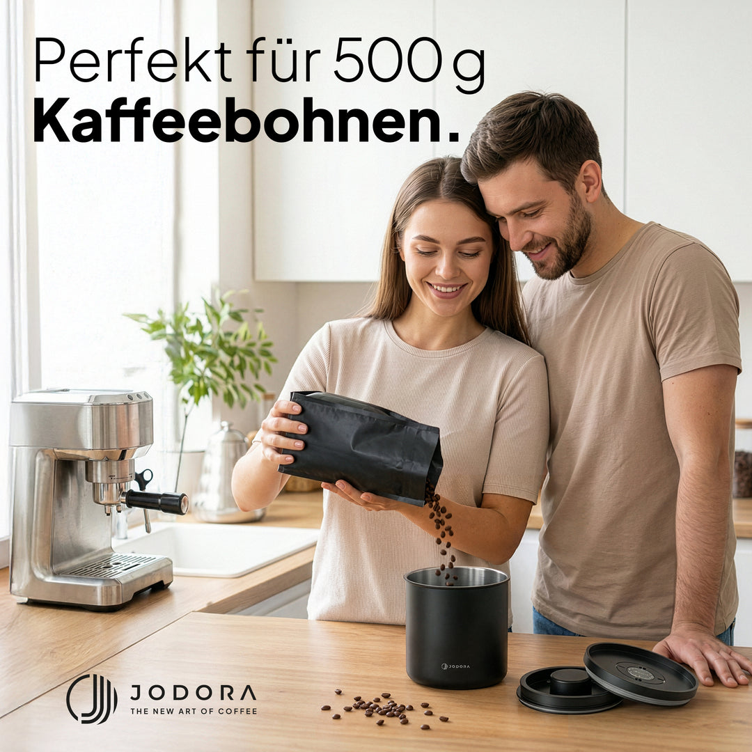 Kaffeedose Luftdicht aus Edelstahl