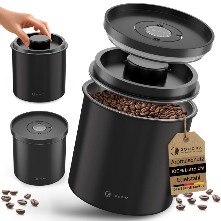 Kaffeedose Luftdicht aus Edelstahl