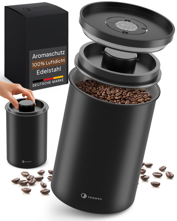 Kaffeedose Luftdicht aus Edelstahl
