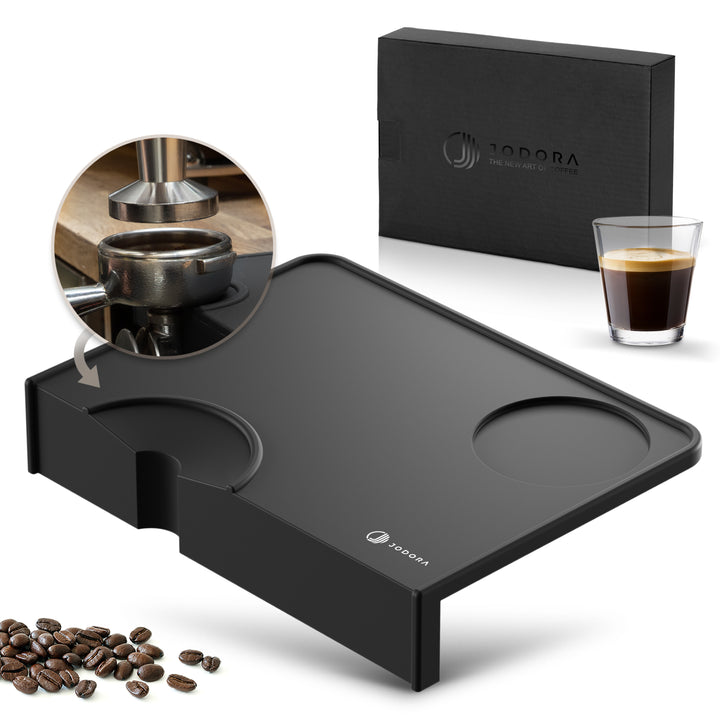 Tampermatte mit Tischkantenschutz