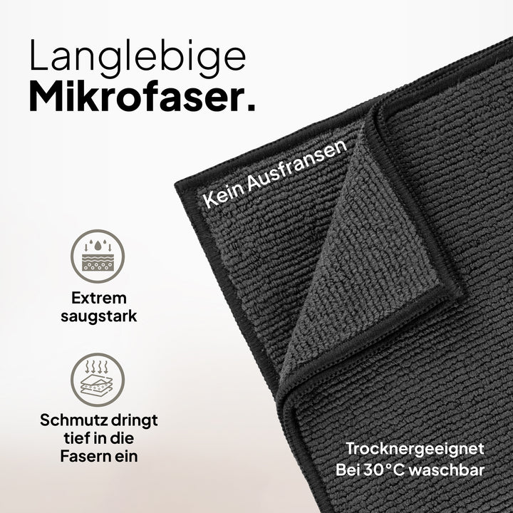 2 Barista Tücher + Barista Pinsel