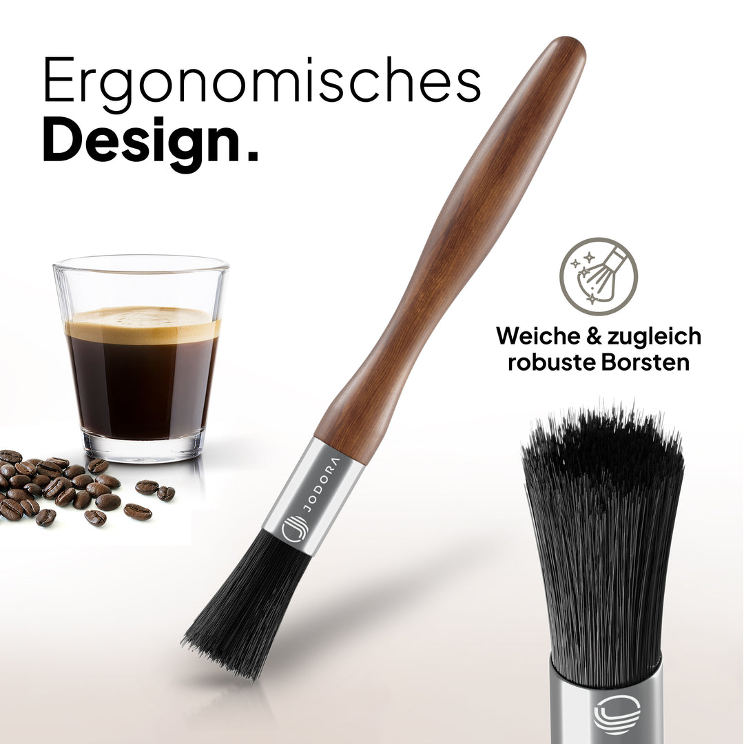 2 Barista Tücher + Barista Pinsel
