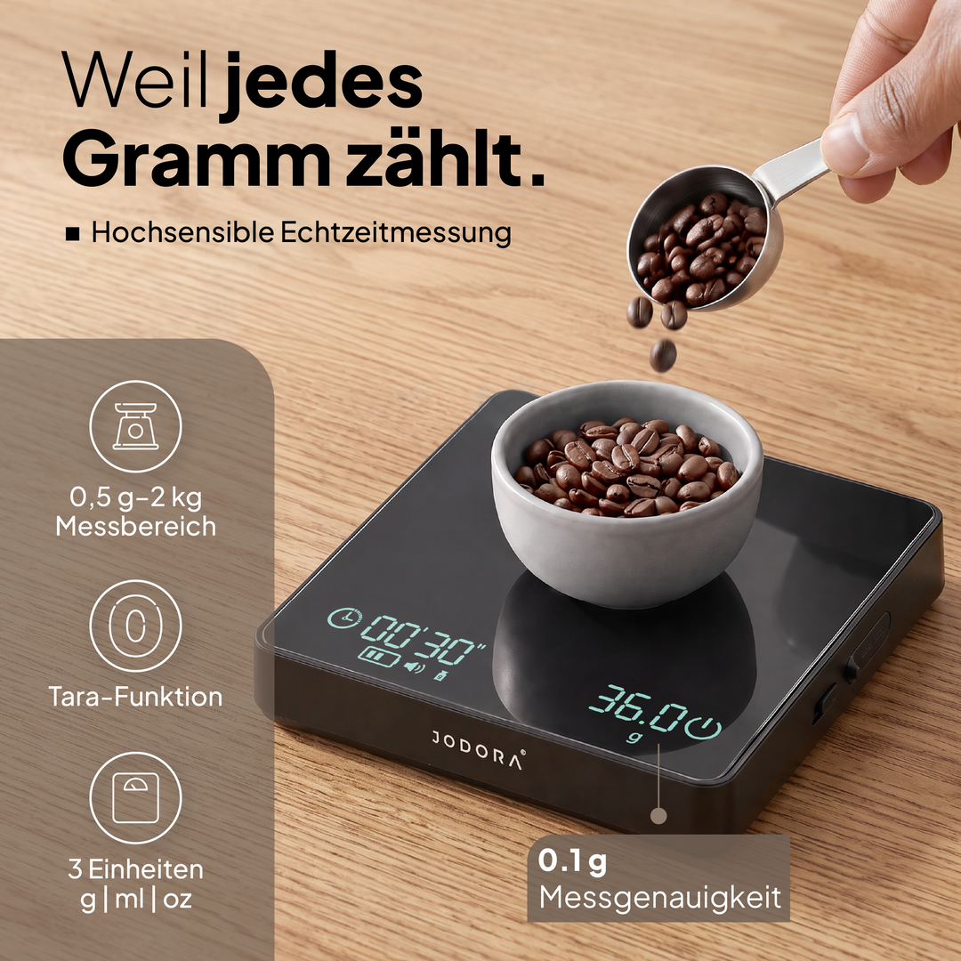 Mini Kaffeewaage mit Auto-Timer