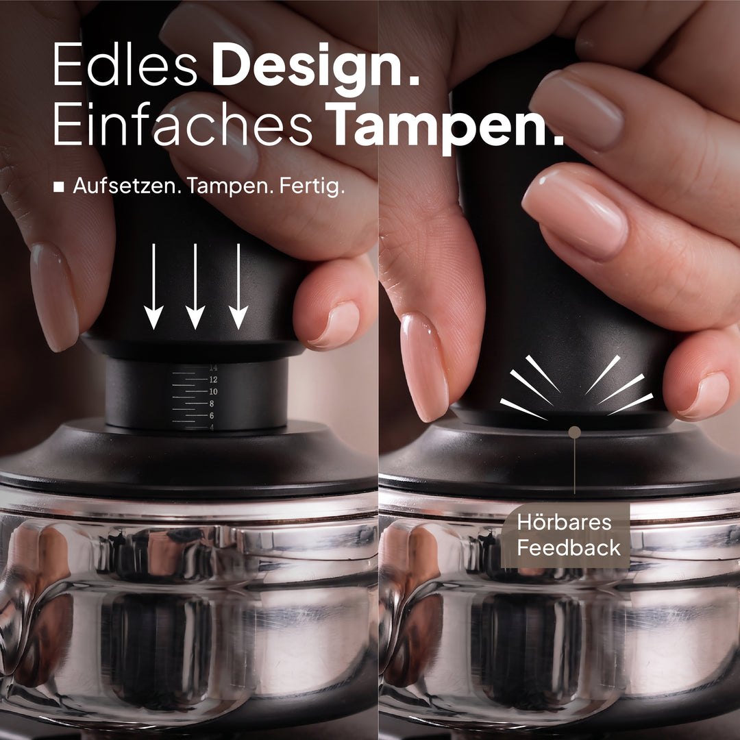 Tamper mit Soundfeedback