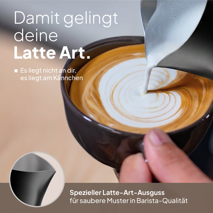 Milchkännchen aus Edelstahl