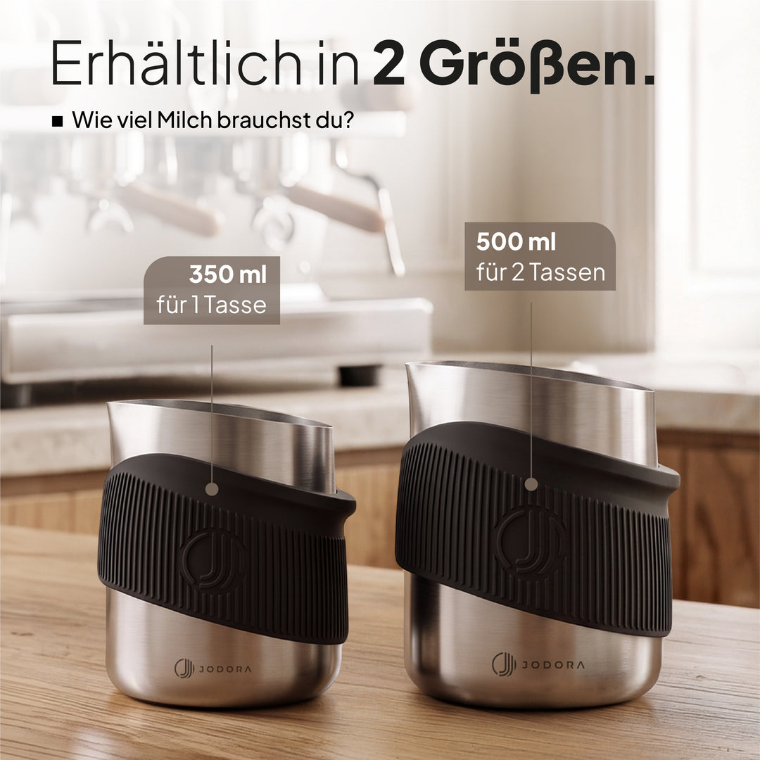Milchkännchen aus Edelstahl