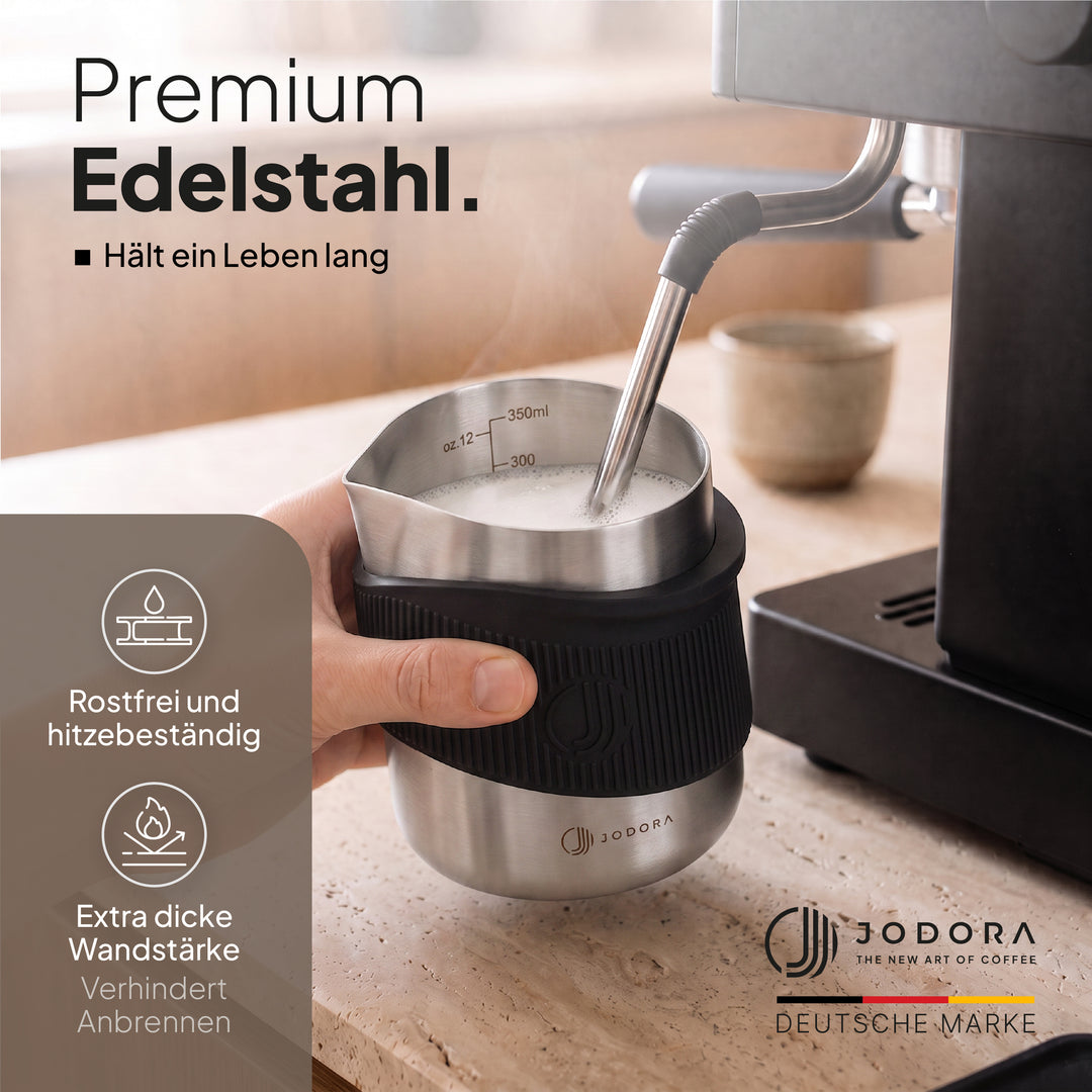 Milchkännchen aus Edelstahl