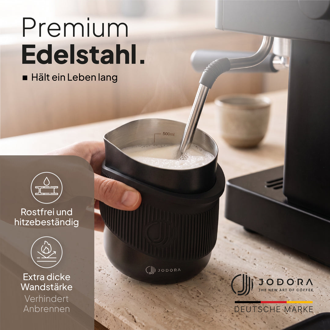Milchkännchen aus Edelstahl