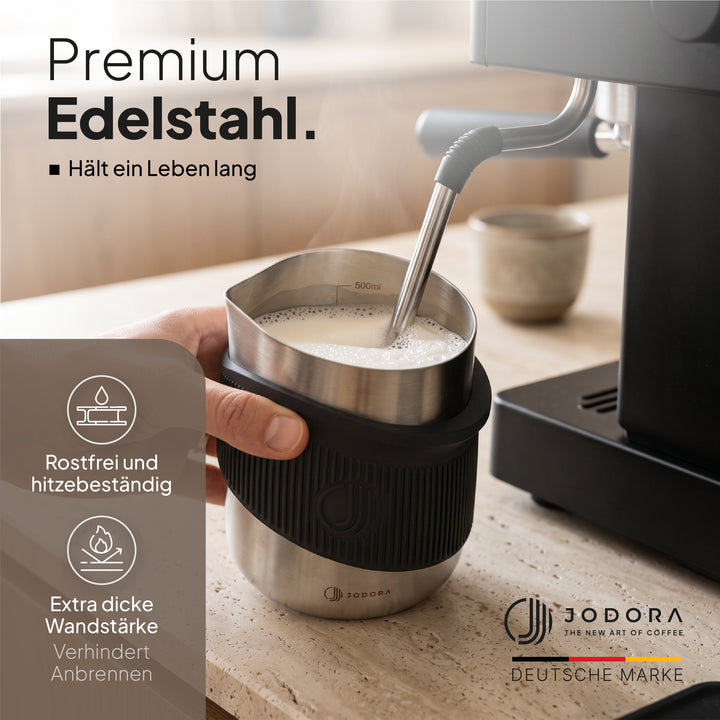Milchkännchen aus Edelstahl