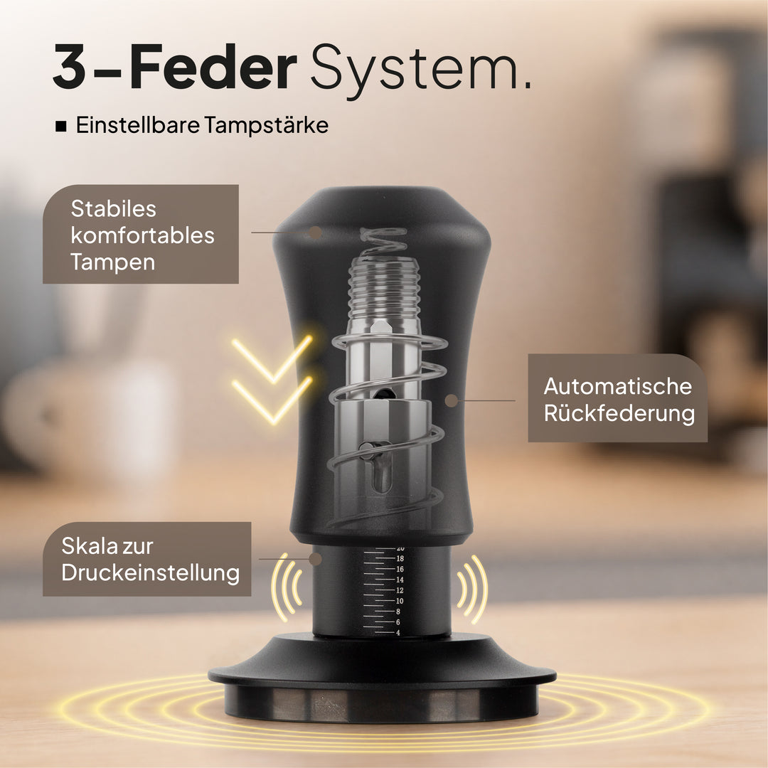 Tamper mit Soundfeedback