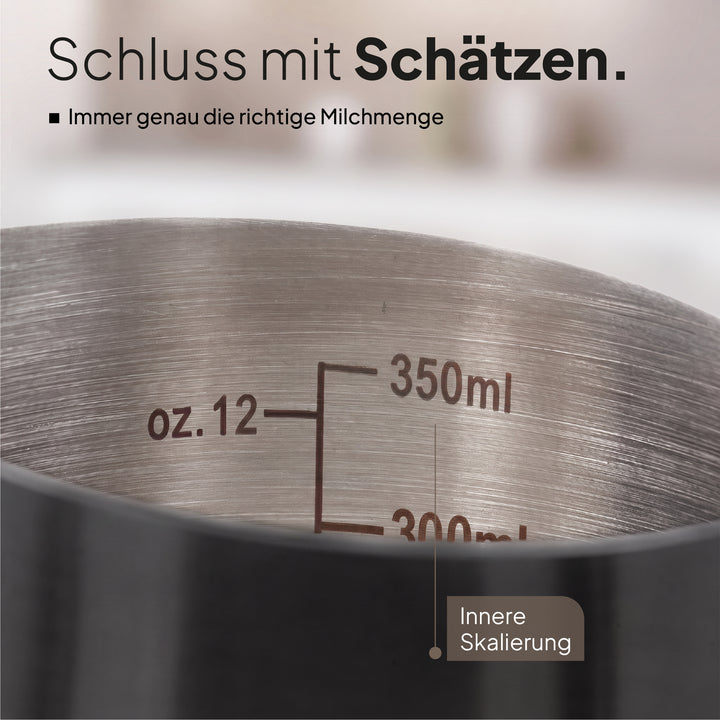 Milchkännchen aus Edelstahl