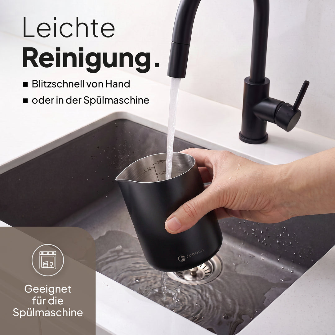 Milchkännchen aus Edelstahl