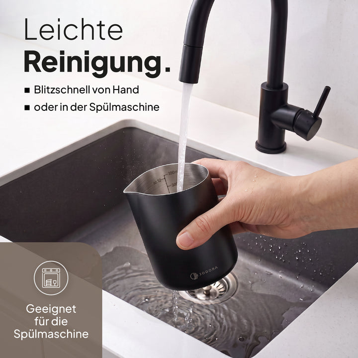 Milchkännchen aus Edelstahl