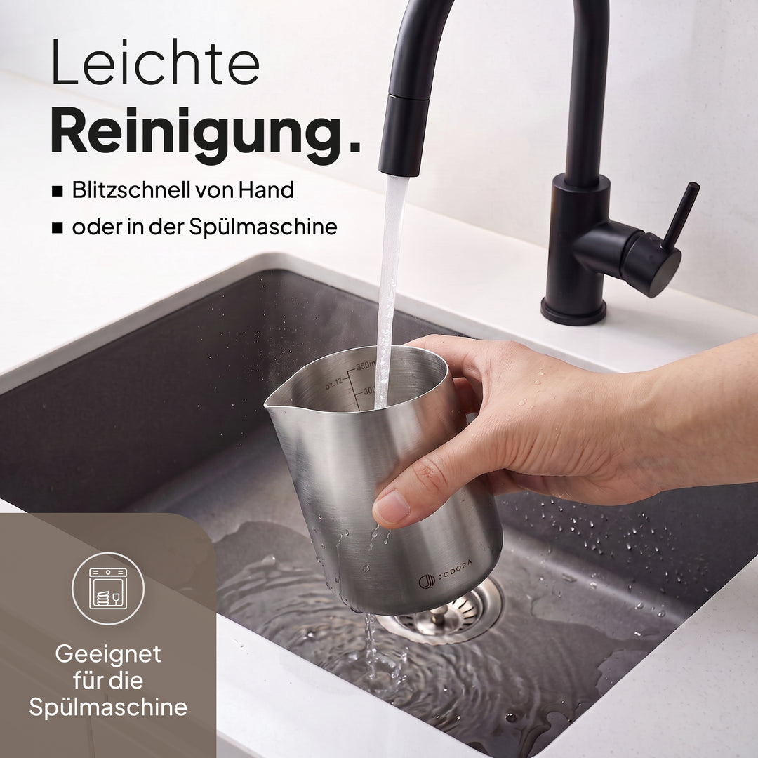 Milchkännchen aus Edelstahl