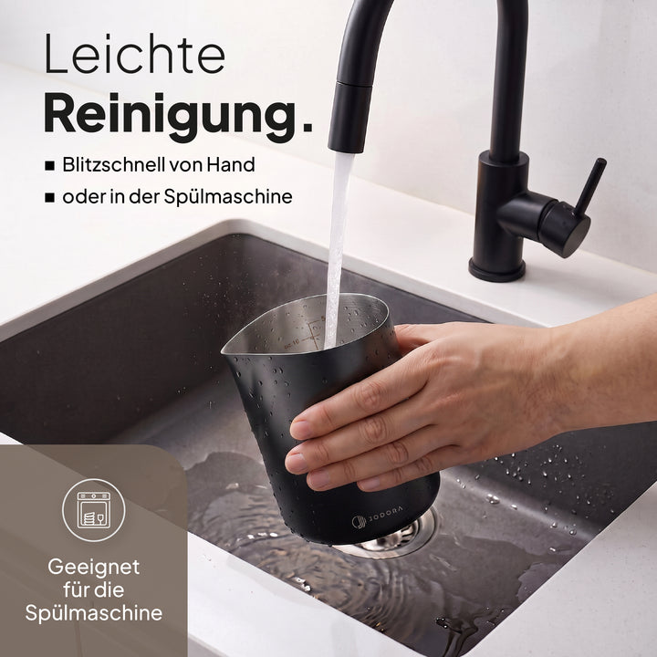 Milchkännchen aus Edelstahl